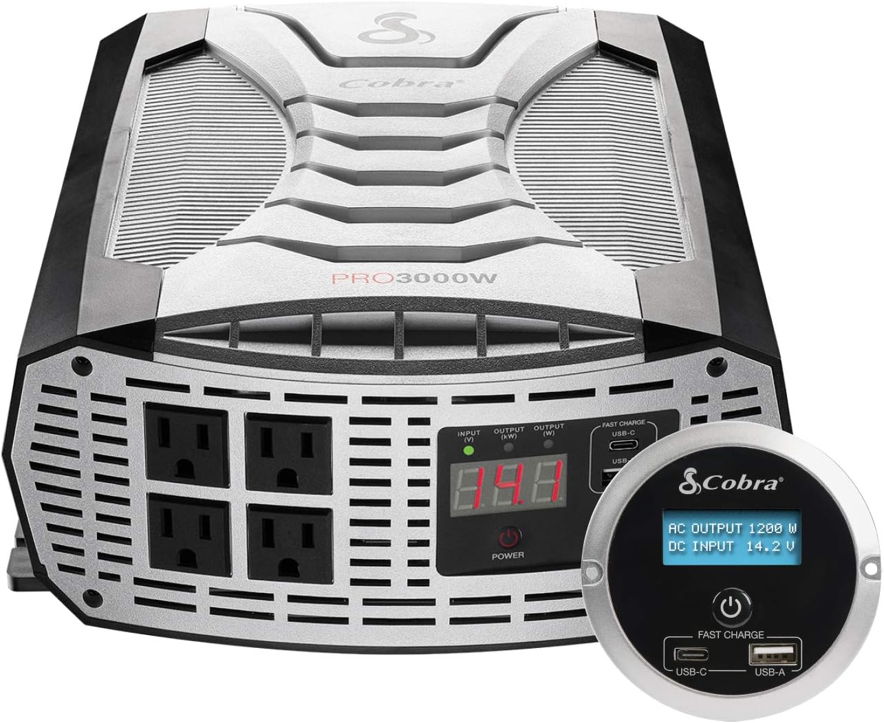 Cobra® PRO 3000W Professional Grade 3000 Watt Power Inverter (Includes Remote Controller)