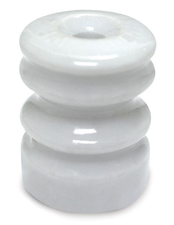 Zareba Multi-groove Wood Post Ceramic Insulator - NORTH FIRST PLUS, LLC