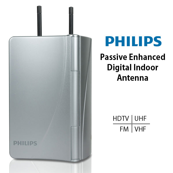Philips Passive Enhanced Digital Indoor Antenna HDTV/UHF/VHF/FM
