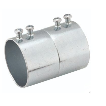 EMT Rigid/IMC Set Screw Coupling, Steel, 2-1/2 inch