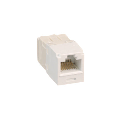 Snap In Connector, Mini-Com, TX6 PLUS UTP, Cat 6, White