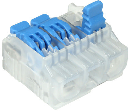 In-Sure® Lever Wire Connector, 3-Port (100PK)