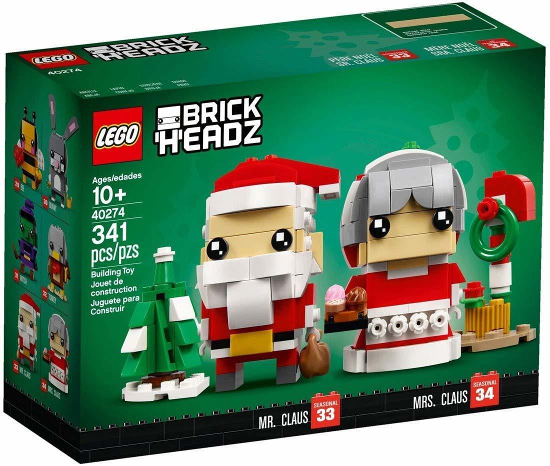LEGO Brick Headz Mr. & Mrs. Claus (40274) 341pcs.