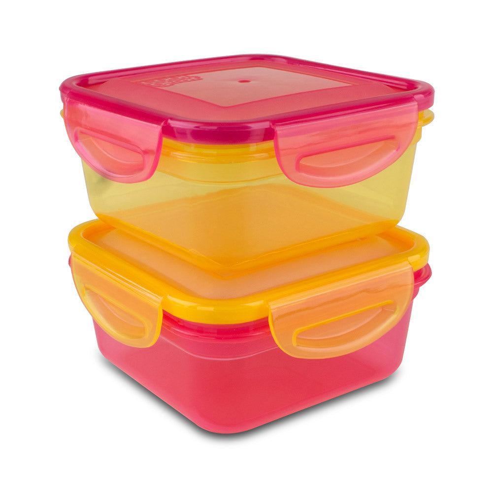 Cool Gear Expandable Air Tight Food Lunch Box Container 1.85 CUP BPA-free 2-Pack