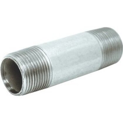 Threaded Conduit Nipple, 1/2" x 2", Steel