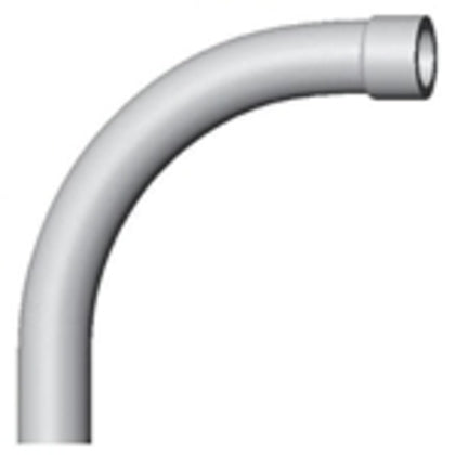 3/4" PVC Elbow, 90°, Schedule 40, Belled End