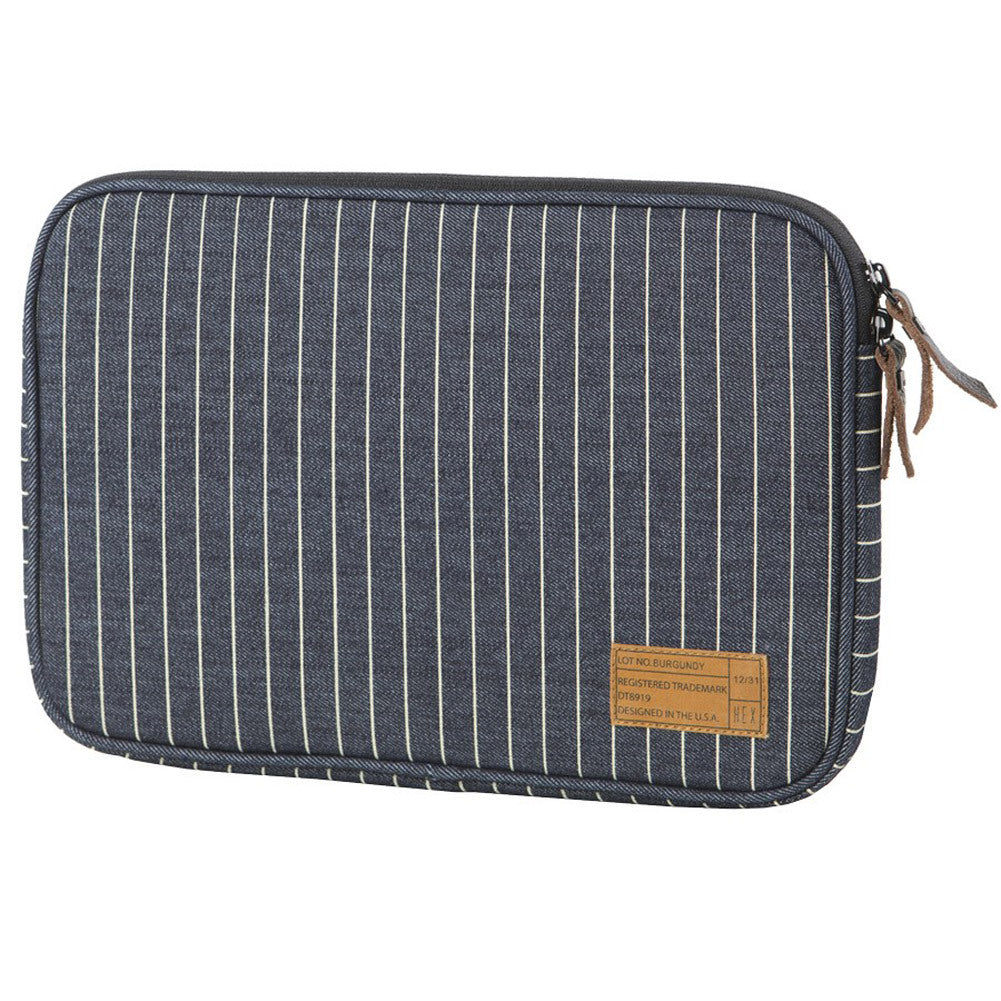 HEX Protective Sleeve Case with Rear Pocket for Microsoft Surface 3 Denim Stripe