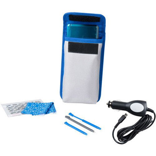 Universal Starter Kit for Nintendo 3DS/DS, Silver/Blue
