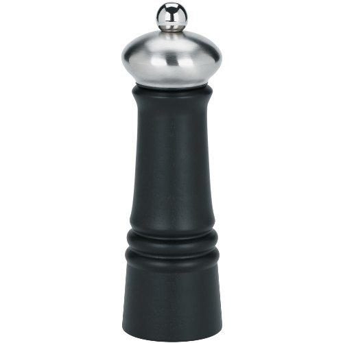 Trudeau Adjustable Carbon Steel 8 Pepper Mill, Wood/Stainless Steel