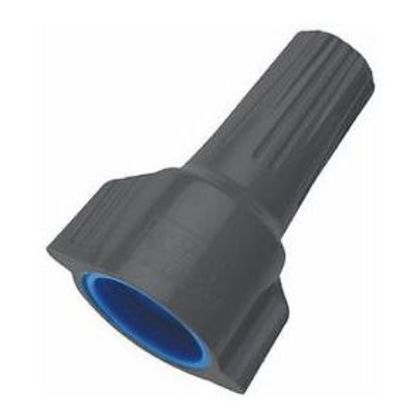 Weatherproof Wire Conn, 63® Gray/Dk Blue, 15/Card