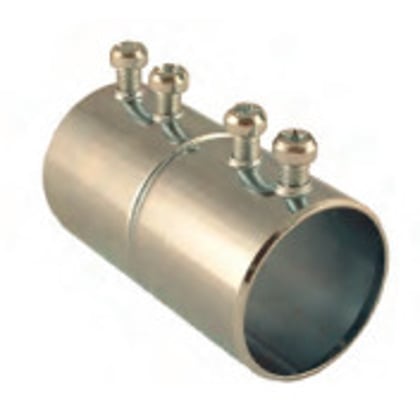 EMT Set Screw Coupling, Steel, 3 inch