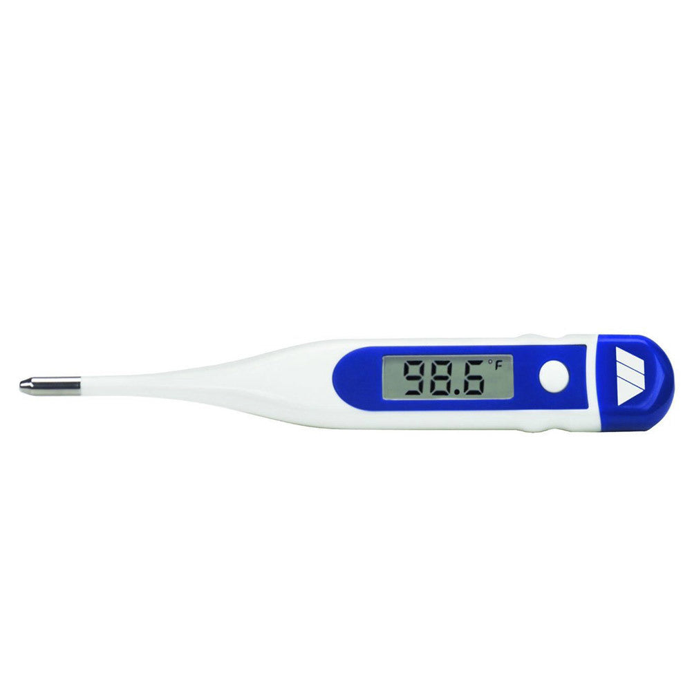 Invacare 9-Second Waterproof Digital Thermometer - White/Blue