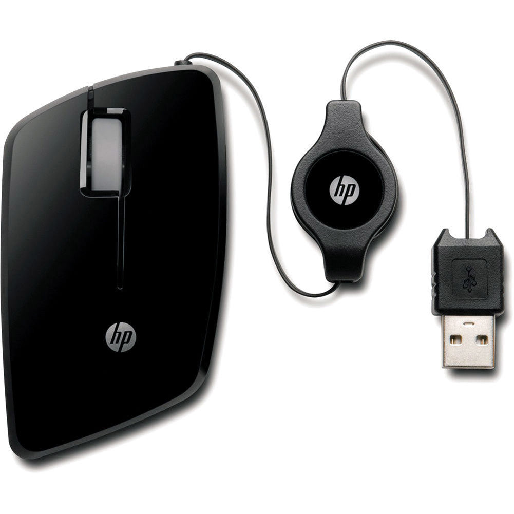 HP USB Retractable High-Precision 1000 DPI Mobile Mouse (Refurbished)