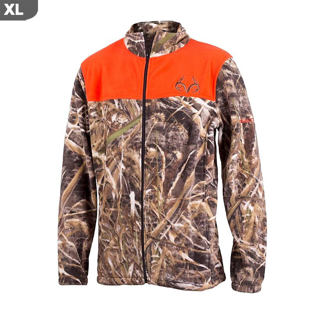 Realtree Men"s Aspen Max-5 Camo & Blaze Jacket, XL