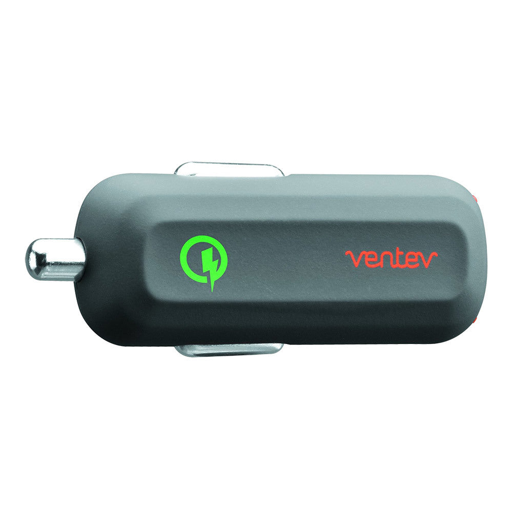Ventev Dashport RQ1240 Mini Quick Charge 2.0 Car Charger with USB C Cable
