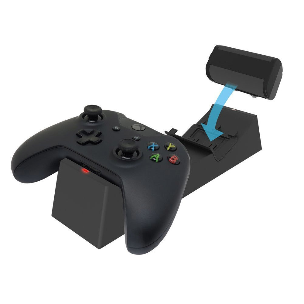 Hori Dual Charger with Two Rechargable Battery Packs - Xbox One (Refurbished)