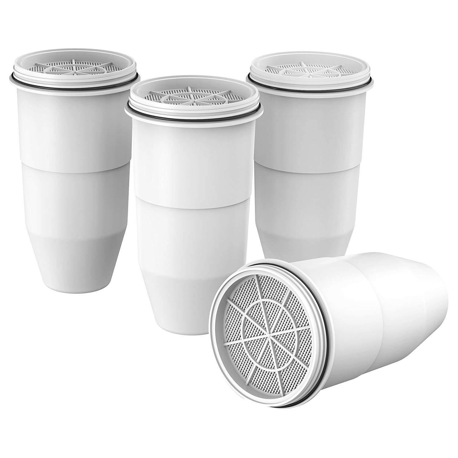 AQUACREST Replacement ZeroWater Water Filter, Compatible with ZeroWater Dispensers and Pitchers (Pack of 4) - NORTH FIRST PLUS, LLC