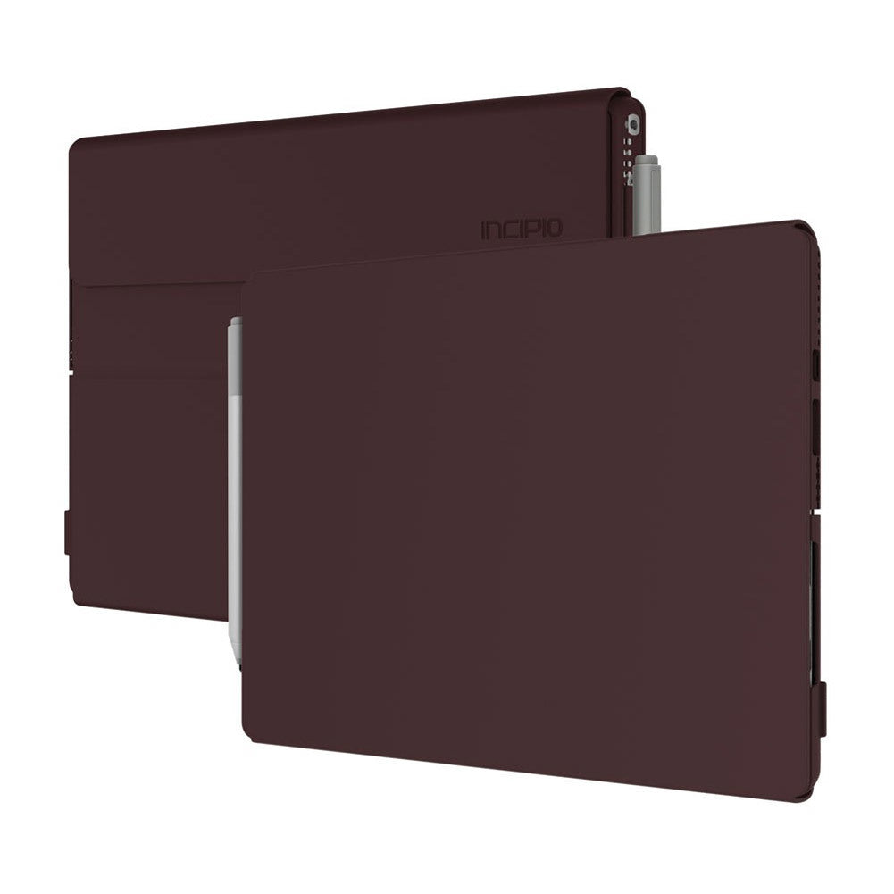 Incipio Faraday Leather Case for Surface Pro & Surface Pro 4 Burgundy, Open Box