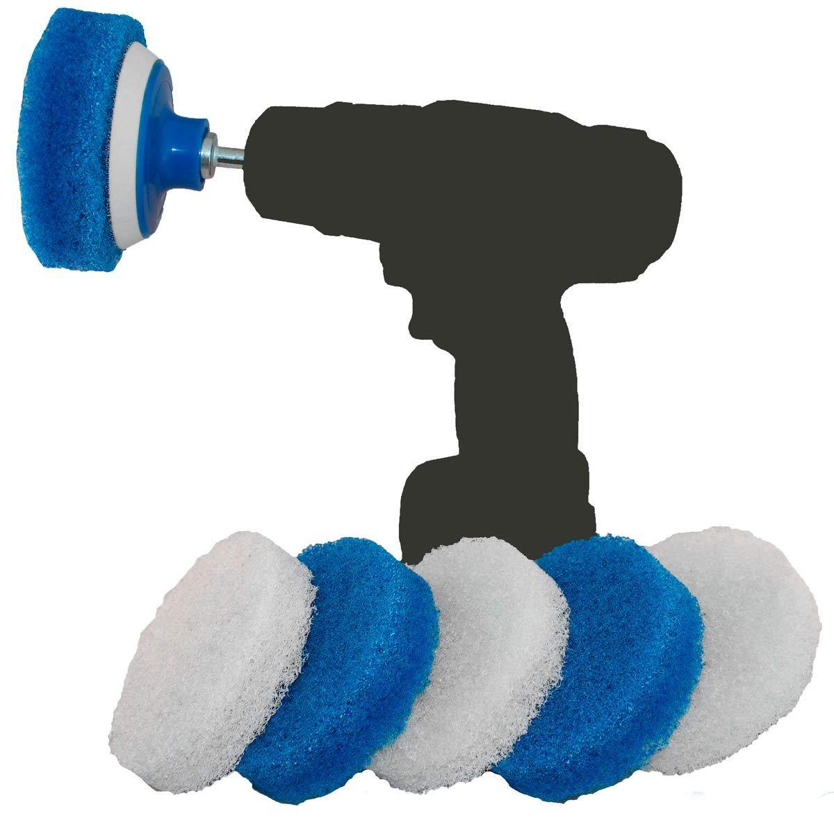RotoScrub Bathroom Cleaning Drill Accessory Kit, New - NORTH FIRST PLUS, LLC