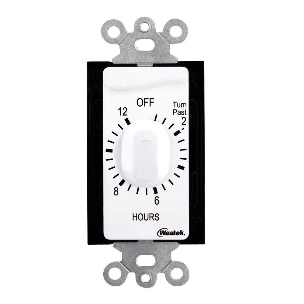 Utilitech Mechanical Progammable Countdown 12-Hour Timer TMSW12HWL