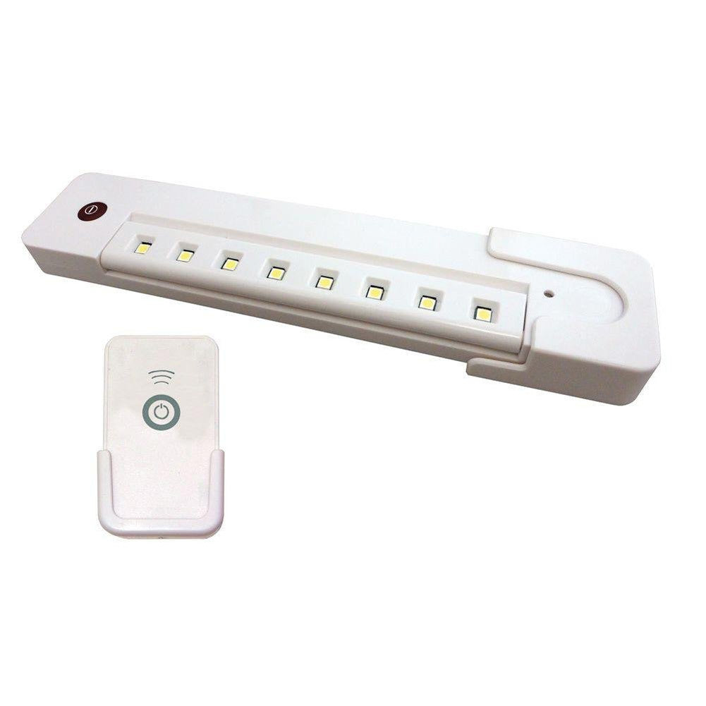 Hampton Bay 8 LED Under Cabinet LED Light Bar with Remote LPL1014WRCTHD