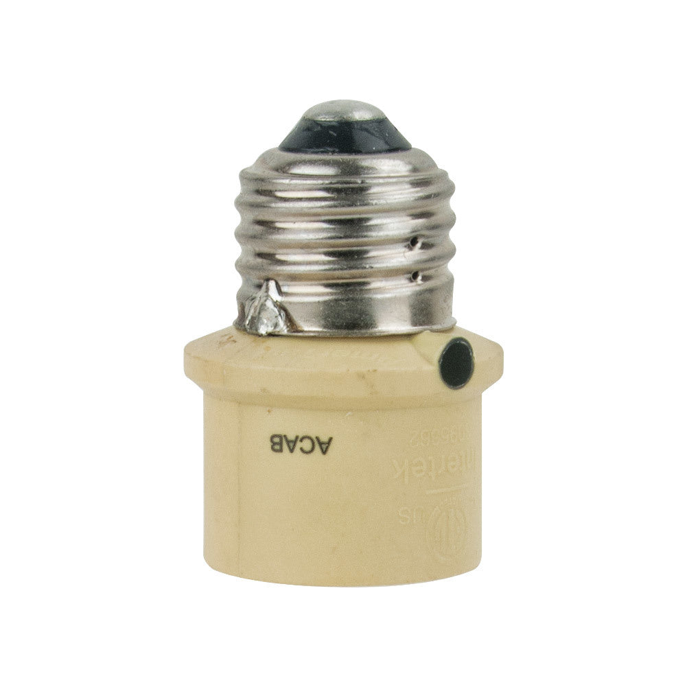 Westek SLC4CPL Brass Tone Dusk-to-Dawn Screw-In Socket On/Off Light Control
