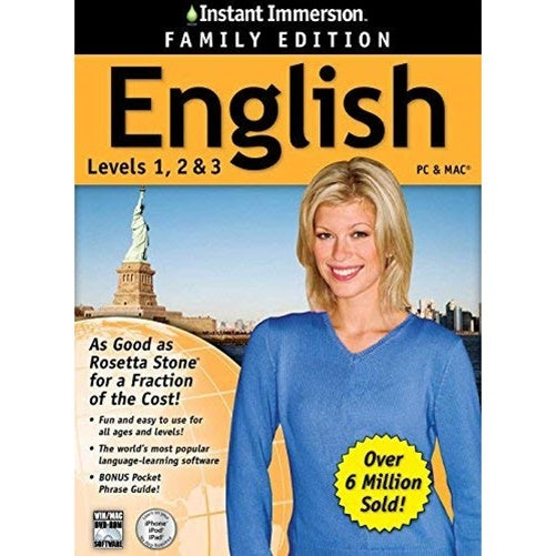 Instant Immersion English Levels 1, 2 & 3 Family Edition