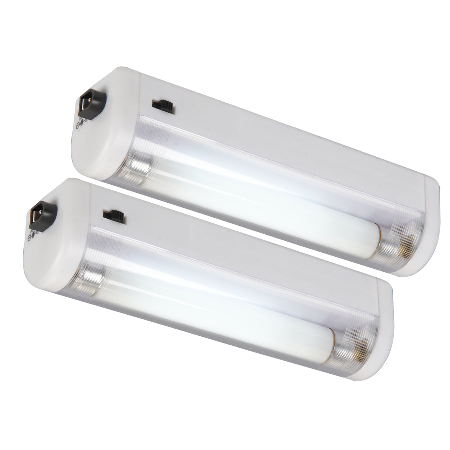 AmerTac 2-Pack White Fluorescent Utility Lite 73026LA