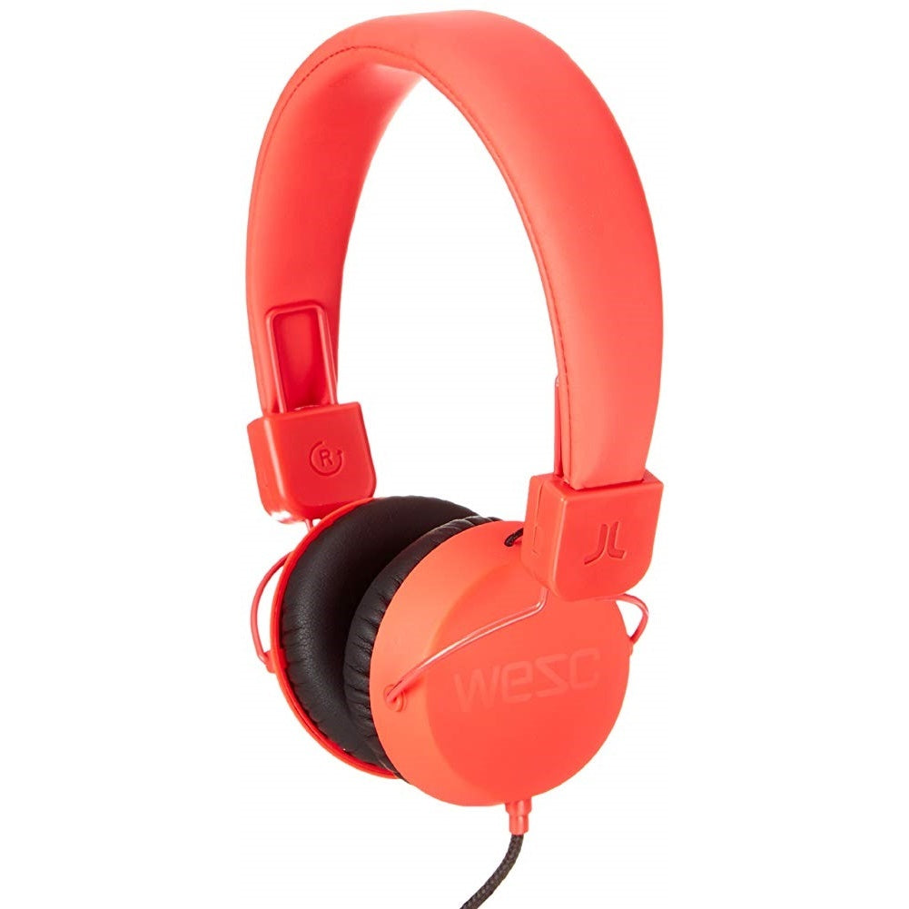 WESC Piston Street On-Ear Wired Foldable Headphones - Red