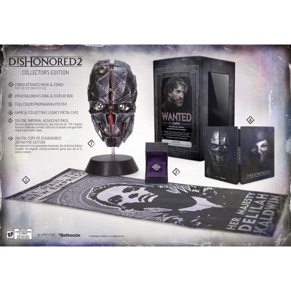 Dishonored 2 Premium Collector"s Edition - PC (Refurbished)