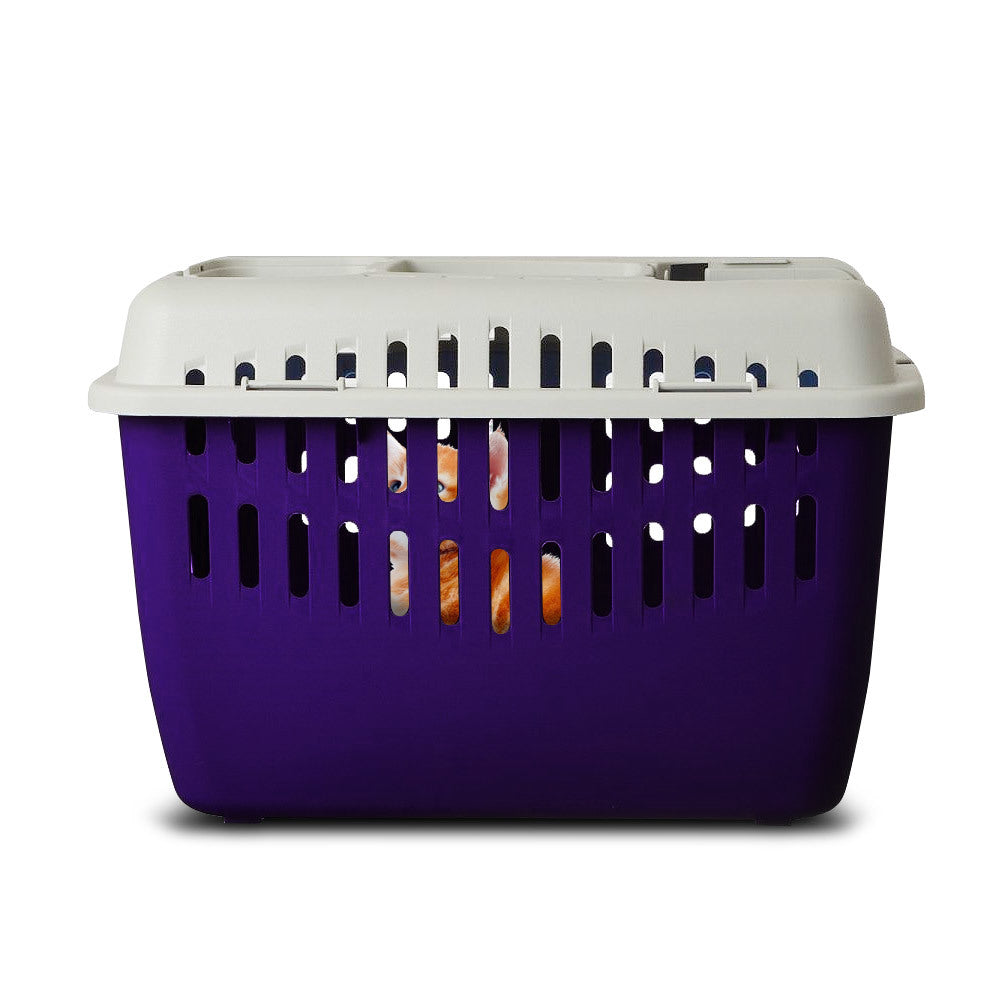 Marchioro Binny 2 Basic Top Pet Carrier - Purple/White