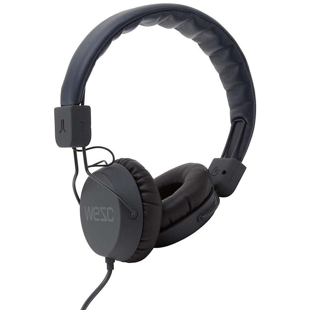 WESC Piston Street On-Ear Wired Foldable Headphones - Black