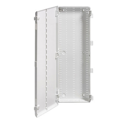 42" Structured Media Enclosure w Door, Plastic, White