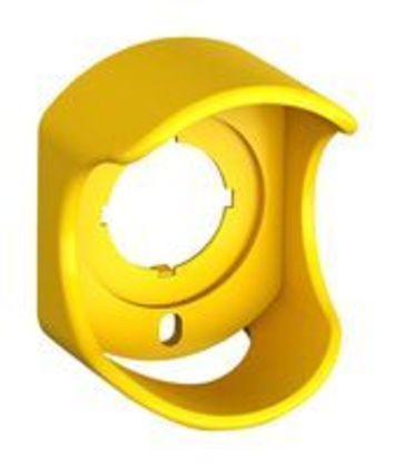 Pilot Device, 22mm Shroud, Yellow, Non-Metallic, for E-Stop