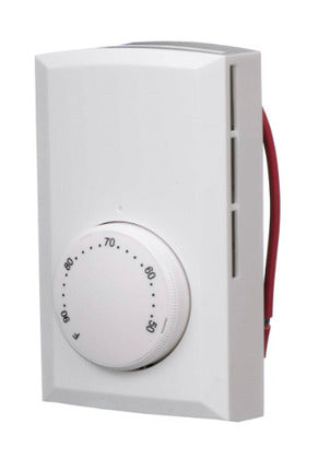 22A Bimetal SP Thermostat, White