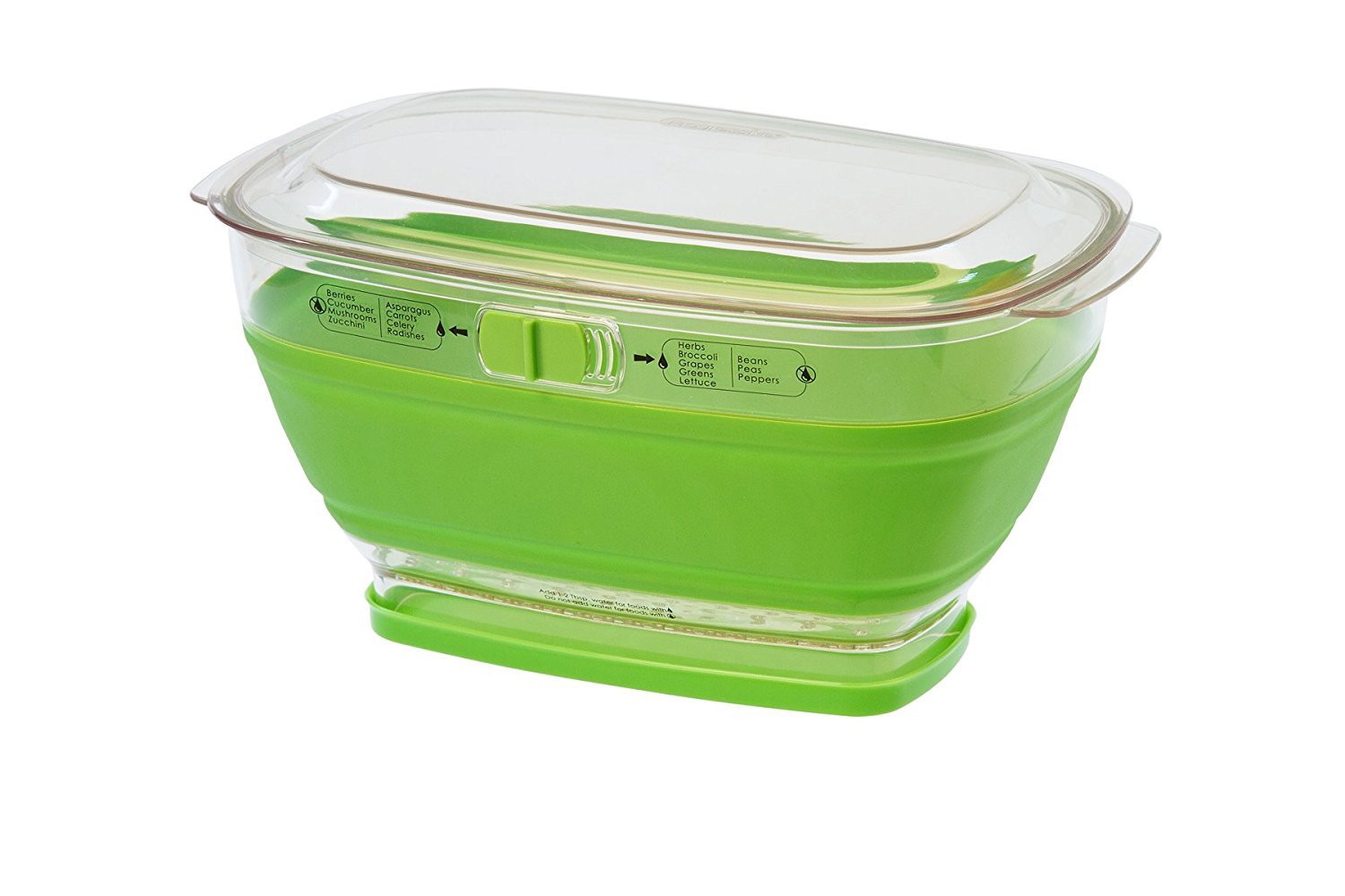 Food Network 4-Quart Collapsible Produce Fruit Veg Keeper Holder Storage Box