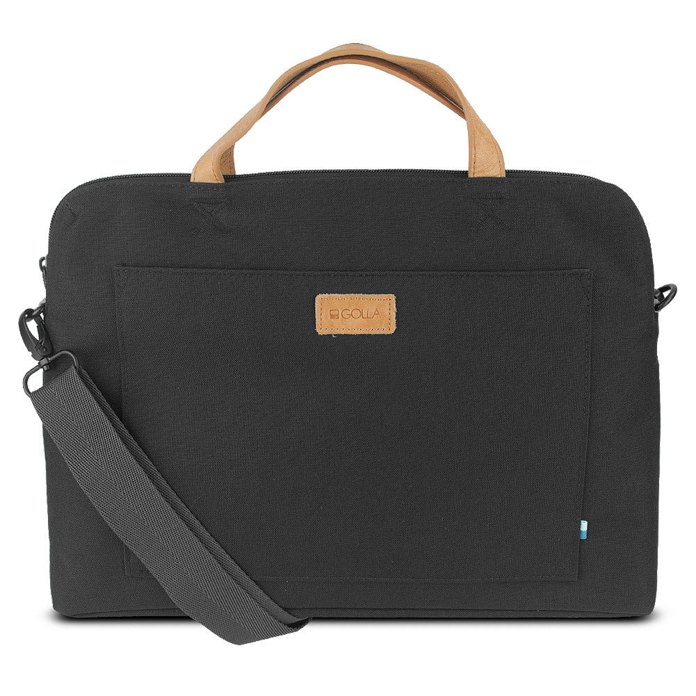 GOLLA Polaris 14 Laptop Computer Business Tote Bag Briefcase - Coal (Open Box)