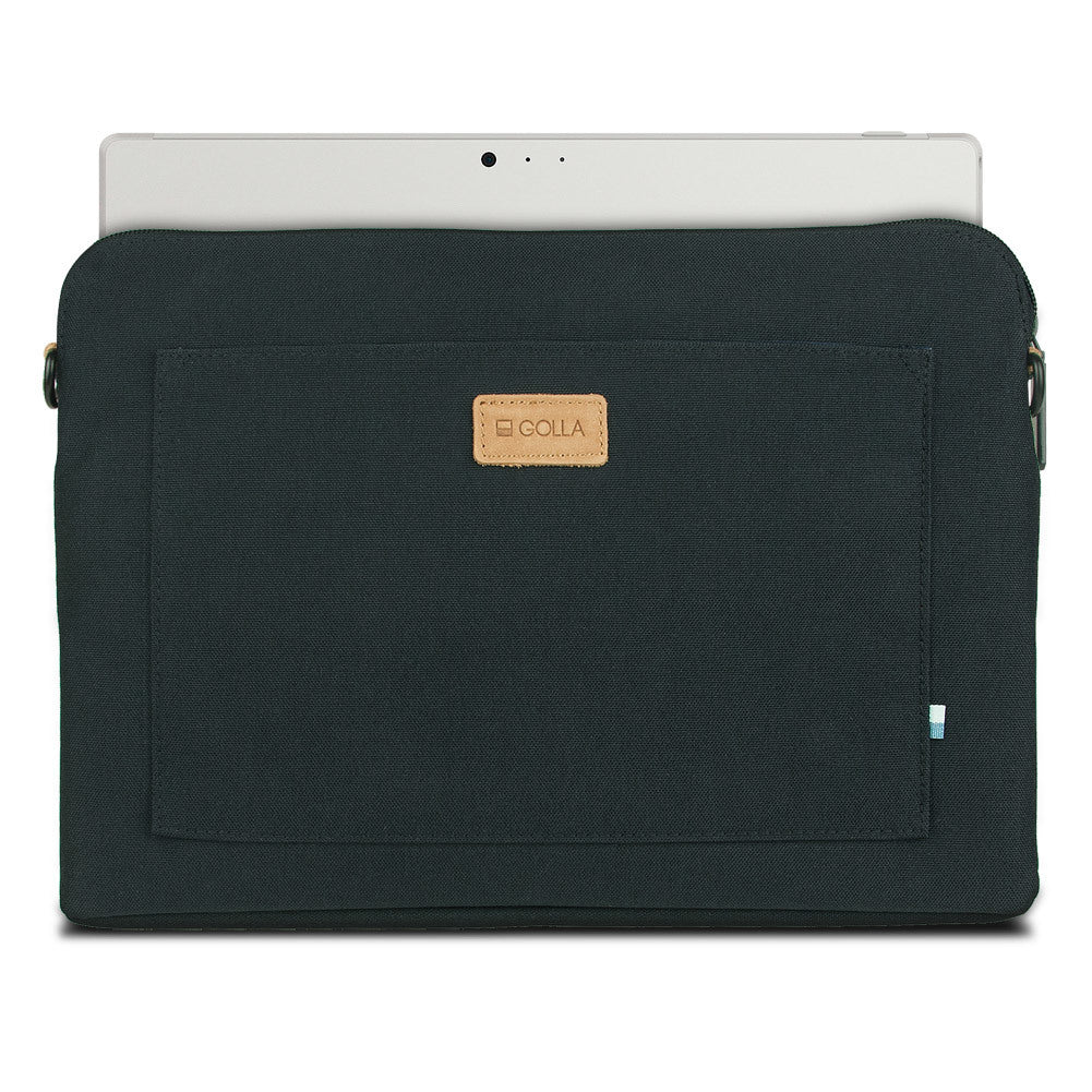 GOLLA Sirus Slim Open Zipper Pocket 12 Laptop Tablet Sleeve Case Coal Open Box