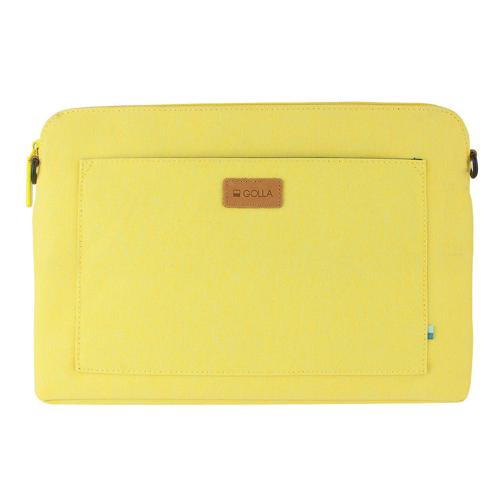 GOLLA Sirus Slim Open Zipper Pocket 12 Sleeve - Yellow (Open Box)
