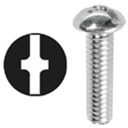 #6-32 x 3" Round Head Machine Screw, Slotted/Phillipse