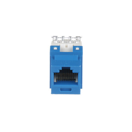 Snap In Connector, NetKey, Cat 6, Component Rated, Blue