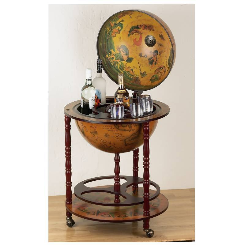 Replica of Italian Hand-Painted Bar Circa 1600