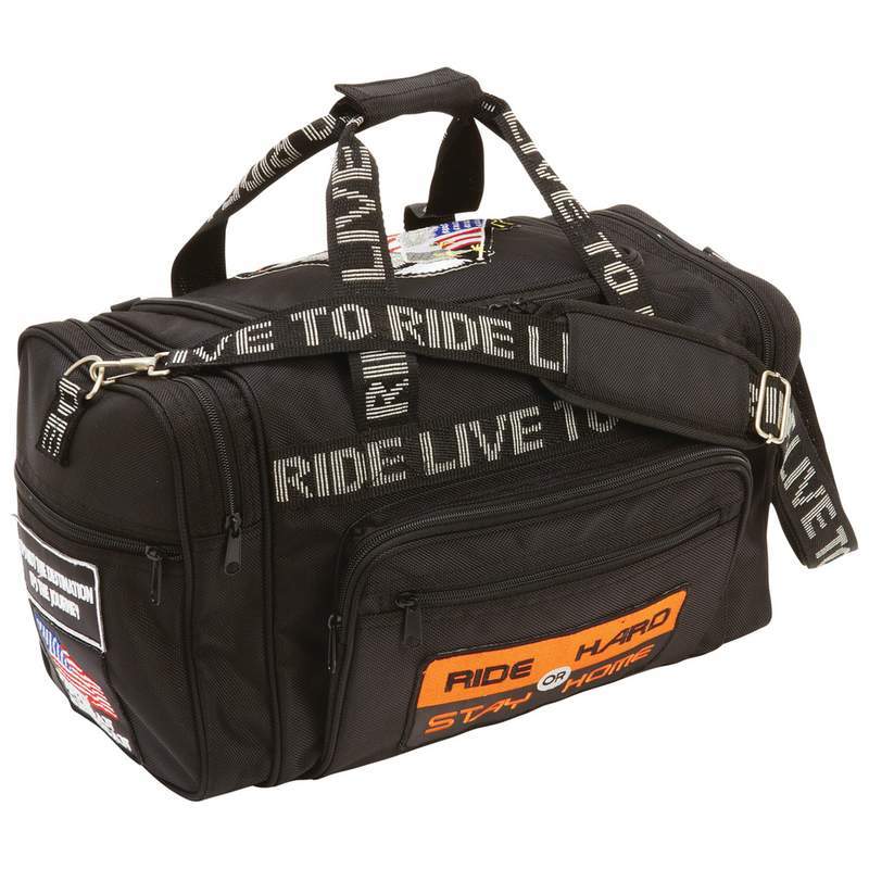 Heavy-Duty 1680d Live To Ride Duffle Bag