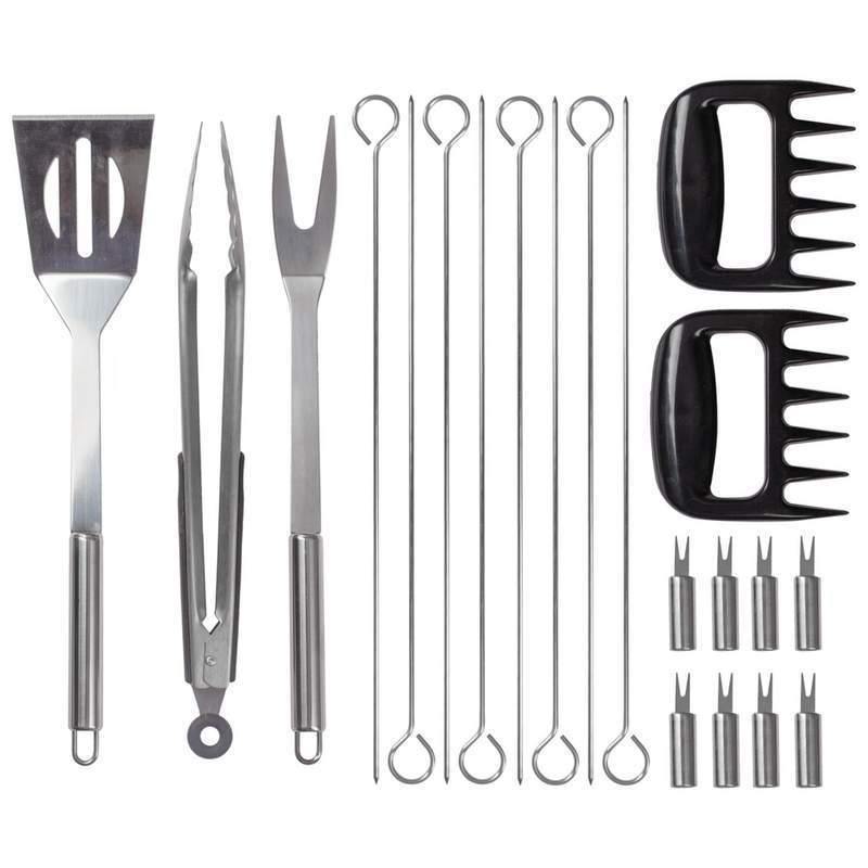 21pc Stainless Steel BBQ Set - NORTH FIRST PLUS, LLC