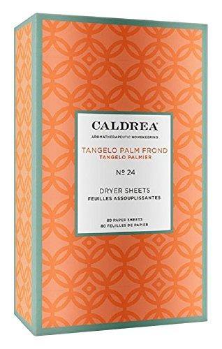 Caldrea Dryer Sheets Tangelo Palm Frond, 80 Count - NORTH FIRST PLUS, LLC