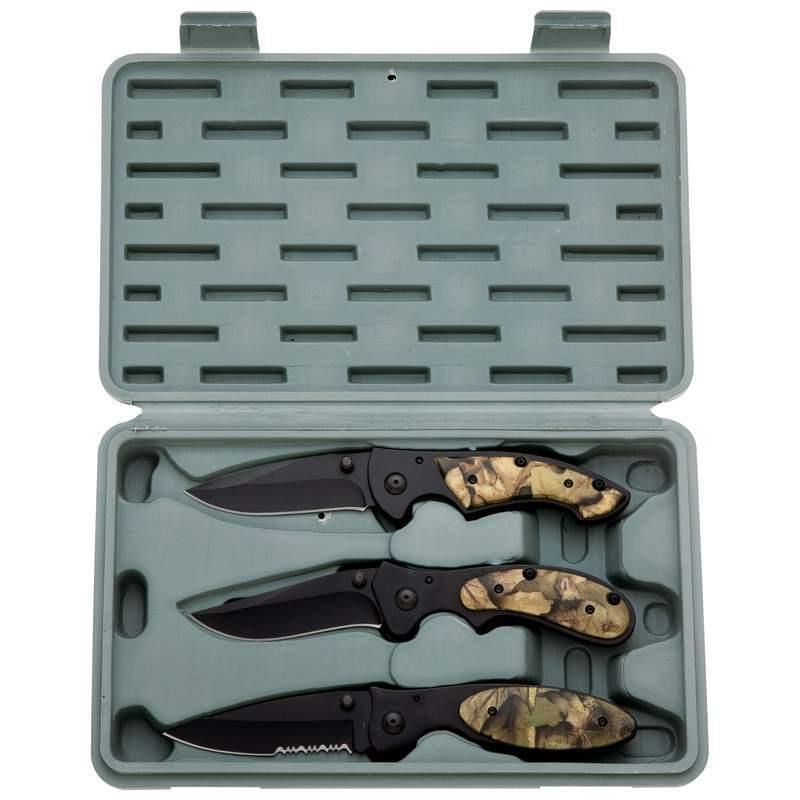 3pc Liner Lock Knife Set - NORTH FIRST PLUS, LLC