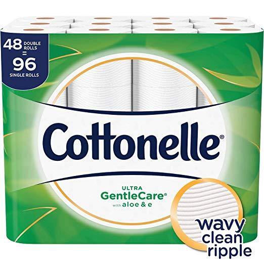 Cottonelle Ultra GentleCare Toilet Paper, Aloe & Vitamin E, 48 Double Rolls - NORTH FIRST PLUS, LLC