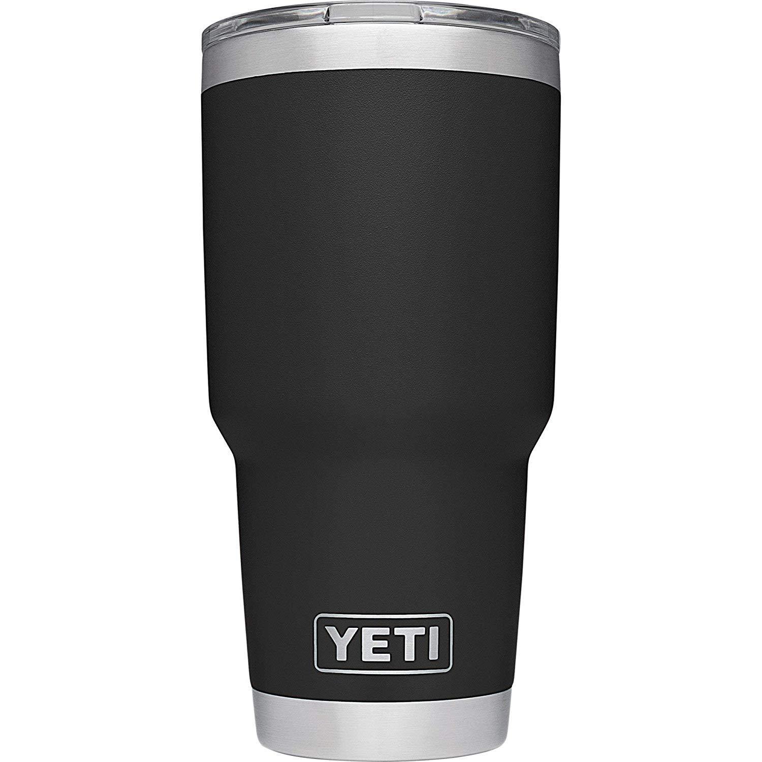YETI Rambler 30 oz Stainless Steel Vacuum Insulated Tumbler with Lid (Black) - NORTH FIRST PLUS, LLC