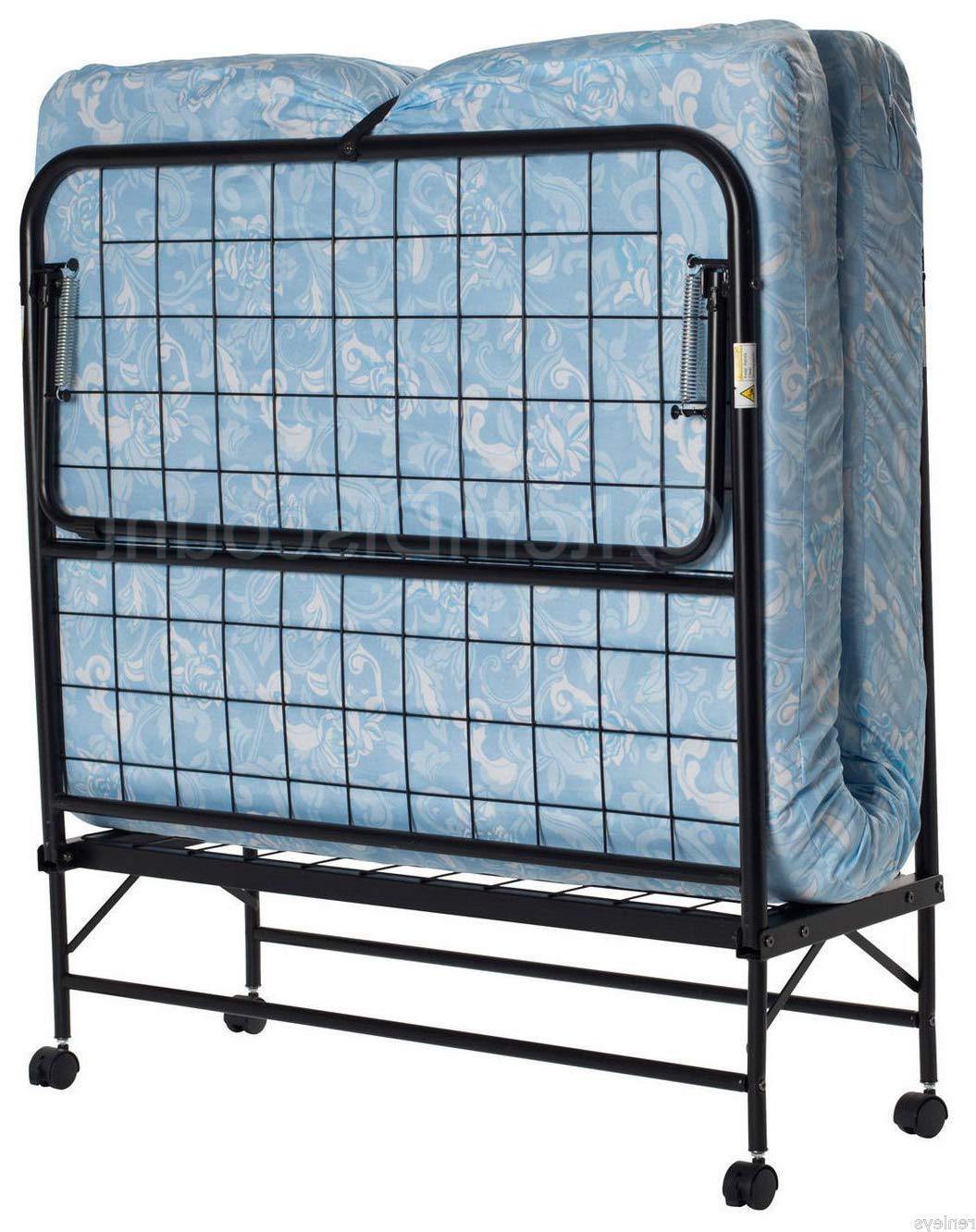 Selva Twin Folding Bed Cot Portable Foam Mattress Guest Roll Away - NORTH FIRST PLUS, LLC