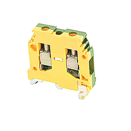 Terminal Block, Ground, 8mm, Type: 6/8.P, Green/Yellow
